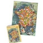 Gasztrovilág puzzle - Sajt puzzle
